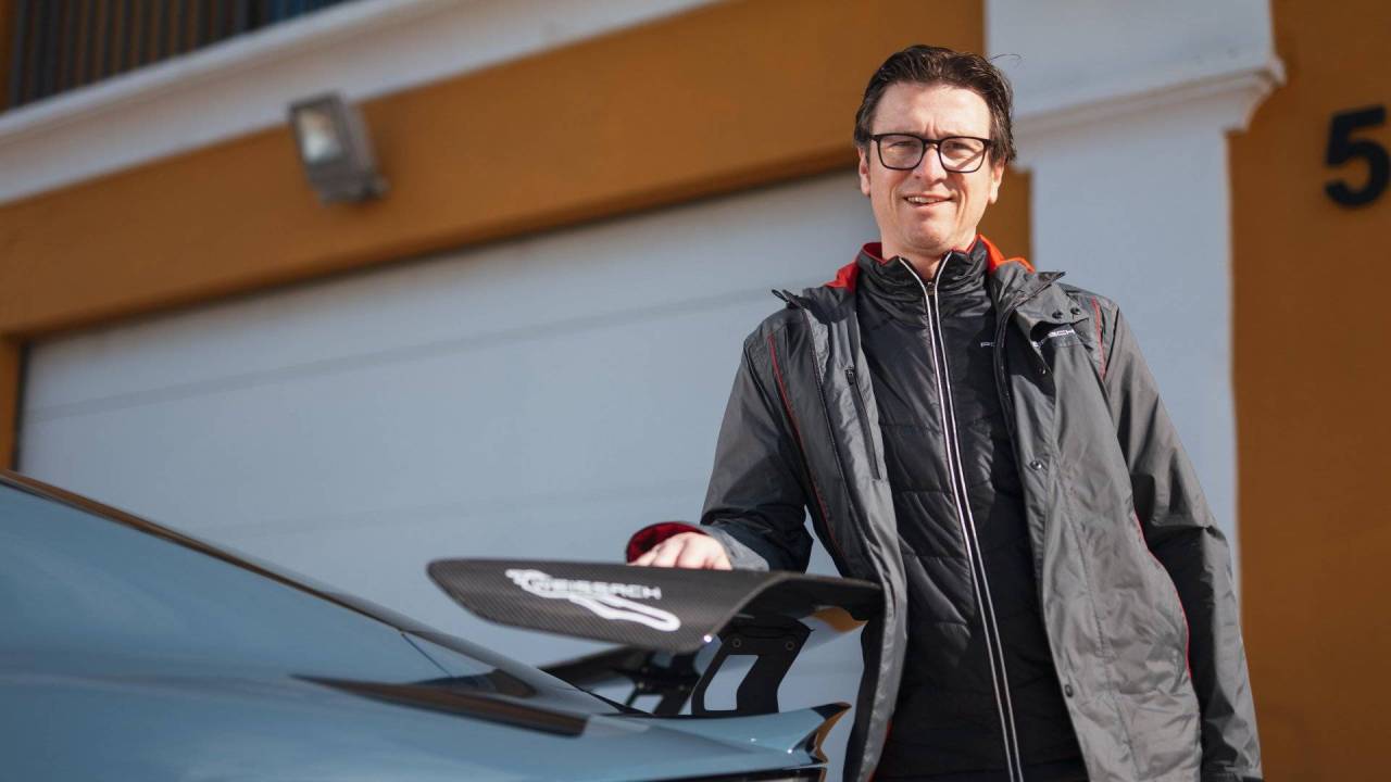 Кевін Гік, віце-президент модельного ряду Taycan, Media Drive Sevilla, 2024, Porsche AG