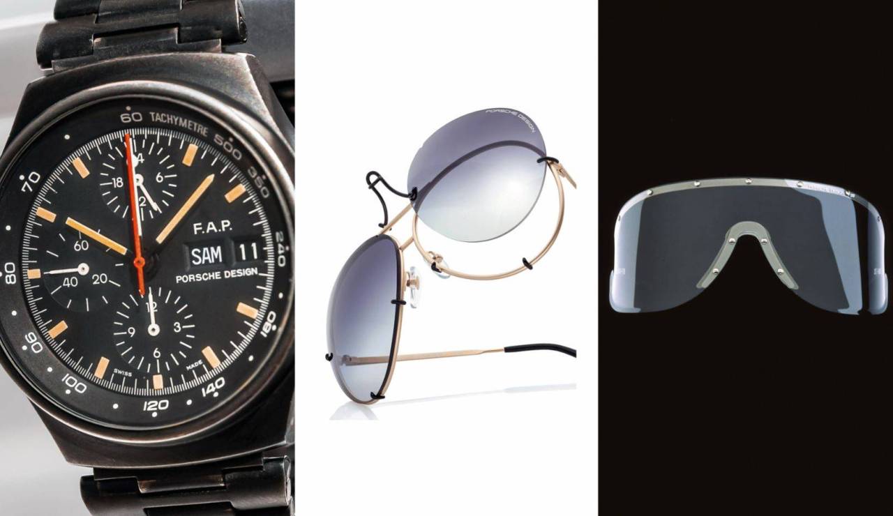 Хронограф I (1972), Сонячні окуляри P’8478 (1978), Спортивний щиток P’8479 (1979), Porsche Design
