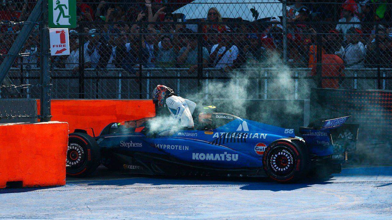 Аварія Карлоса Сайнса на Гран-прі Мехіко 2025 року